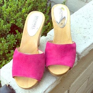 Sexy Hot Pink Wedges!